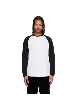WTAPS Black & Gray Ian LS T-shirt