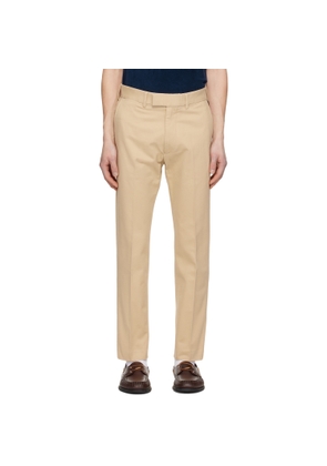 TOM FORD Beige Brushed Cotton Drill Chino Trousers