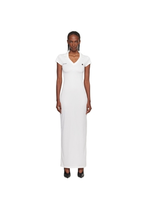 Courrèges White Sports Polo Maxi Dress