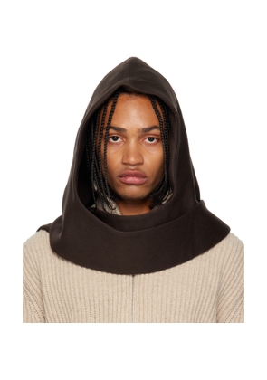 colbo Brown Head Wrap Hooded Scarf