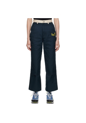BAPE Navy Painter Trousers