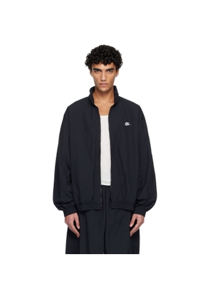 Nike Black Nike Club Oversized Woven Track Jacket