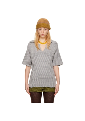 Isa Boulder Gray Peanut Polo
