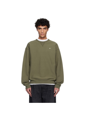 Nike Green Nike Solo Swoosh Sweatshirt