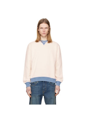 Isabel Marant Off-White & Blue Miker Sweatshirt