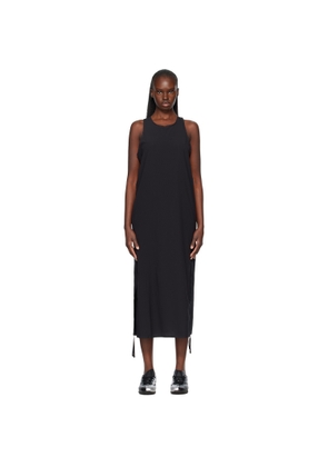 Y-3 Black Racer Cinch Midi Dress