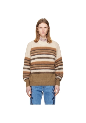 Isabel Marant Beige & Brown Drussellh Sweater