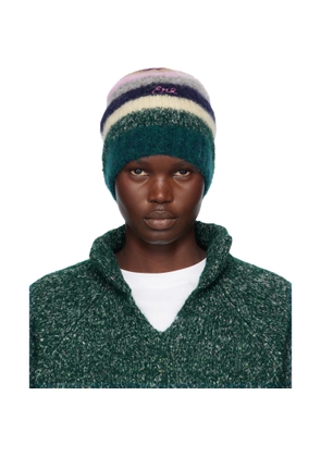 ERL Multicolor Striped Alpaca Mohair Beanie