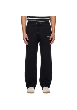 BALMAIN Black 'Balmain Paris' Writing Sweatpants