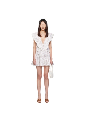 Coperni White Twisted Princess Minidress