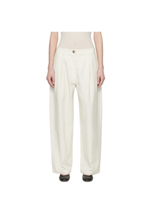 Cordera White Technical Tailored Trousers