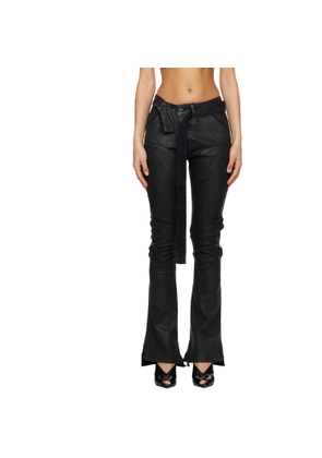 Ottolinger Black Glazed Mulitline Jeans