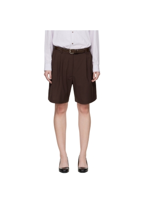 Cordera Brown Tailored Bermuda Shorts