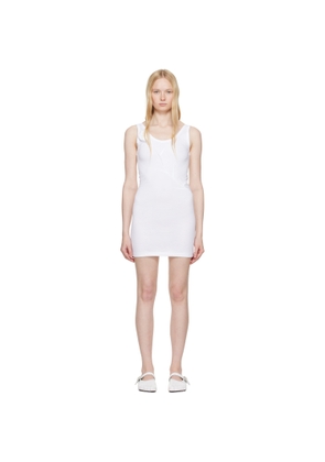 Coperni White Disney Rose Tank Minidress