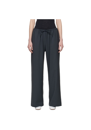 Cordera Gray Tailored Drawstring Trousers