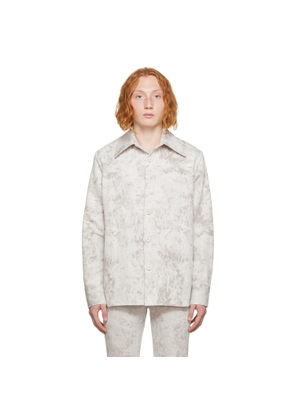 Séfr SSENSE Exclusive Off-White Mille Denim Shirt