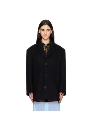 Coperni Black Oversize Coat