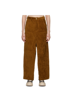 Meryll Rogge Brown Vented Midi Skirt