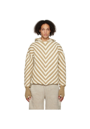 Isa Boulder SSENSE Exclusive Tan & Off-White Arrow Hoodie