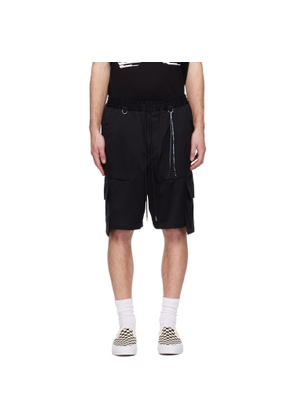 MASTERMIND WORLD Black MW Cargo Shorts