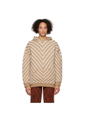 Isa Boulder SSENSE Exclusive Beige Arrow Hoodie