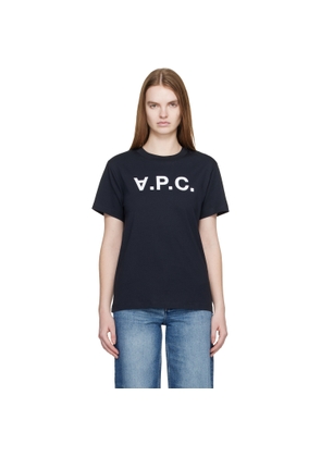 A.P.C. Navy Standard Grand 'VPC' T-shirt