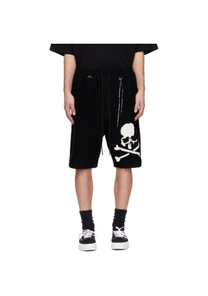 MASTERMIND WORLD Black MW Terry Shorts