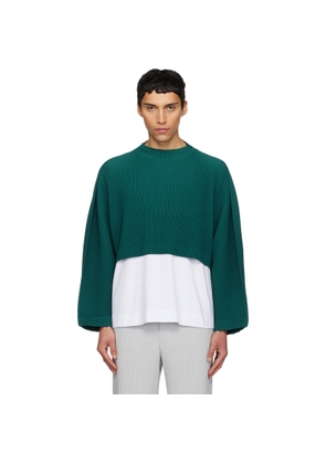 HOMME PLISSÉ ISSEY MIYAKE Green Color Pleats 1 Top