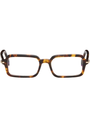 Fendi Brown 'Fendi Selleria' Blue Light Glasses