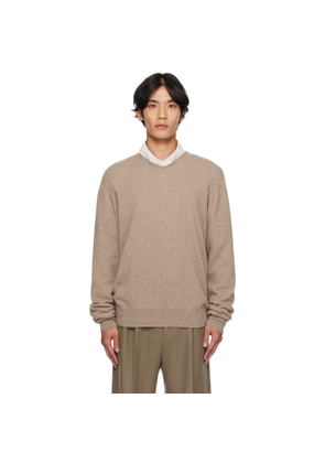 The Row Taupe Rod Sweater