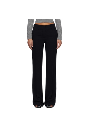 Dries Van Noten Black Crêpe Trousers