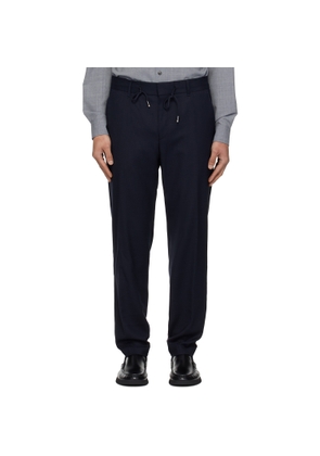 BOSS Navy Tapered Trousers