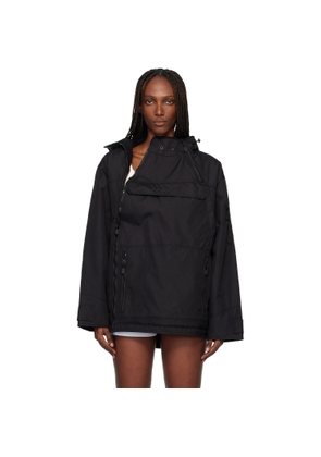Coperni Black Asymmetric Parka