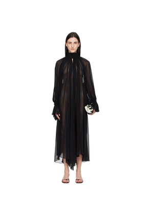 KHAITE Black Edgar Maxi Dress