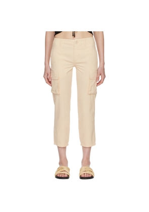 FRAME Beige Cotton Trousers