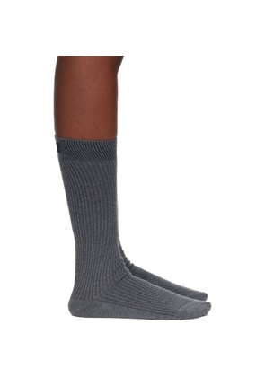 Coperni Gray Knit Socks