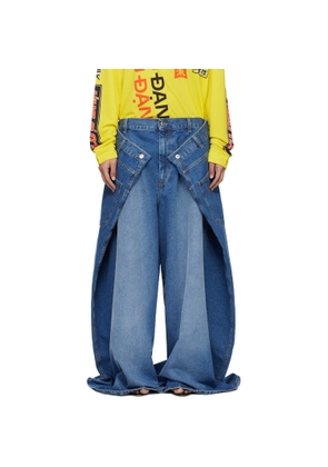 LU'U DAN Blue Maxi x Maxi x Maxi Jeans