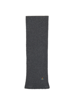 Vivienne Westwood Gray Cashmere Scarf