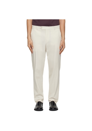 BOSS Off-White Tapered Trousers