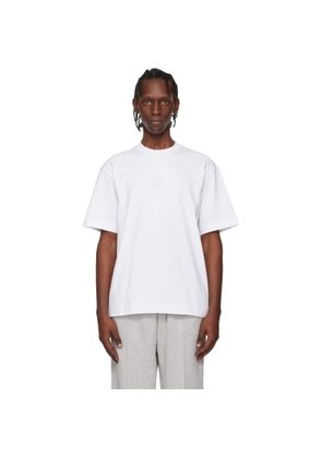 BOSS White Embossed-Logo T-shirt