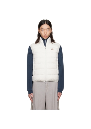 Moncler Off-White Contrin Down Vest