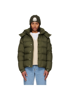 Moncler Green Maya 70 Hooded Short Down Jacket