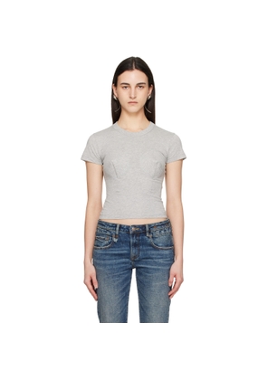 VAQUERA Gray Bullet Bra T-shirt
