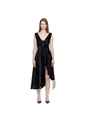 Collina Strada Black Tulip Midi Dress