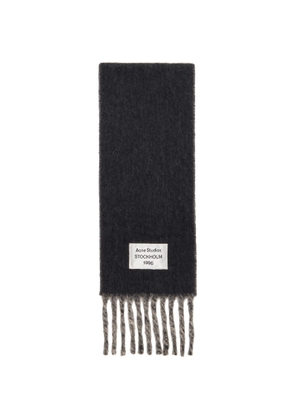 Acne Studios Gray & Beige Bicolour Alpaca Scarf