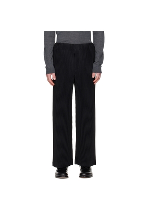 HOMME PLISSÉ ISSEY MIYAKE Black Monthly Colors October Trousers