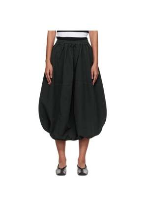 YMC Khaki Parachute Midi Skirt