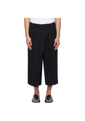 HOMME PLISSÉ ISSEY MIYAKE Black Edge Ensemble Trousers