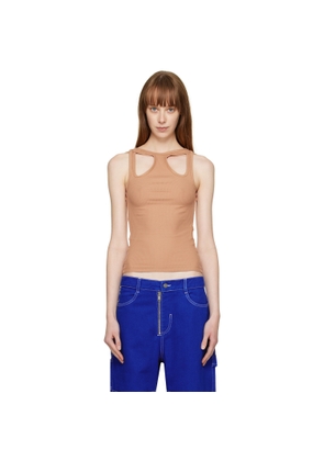 Dion Lee Tan Shift Loop Tank Top