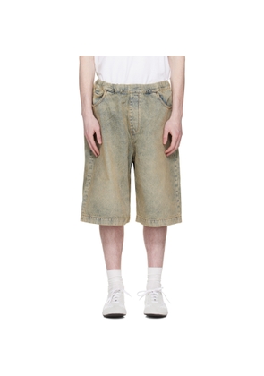 Entire Studios Blue Spar Denim Shorts